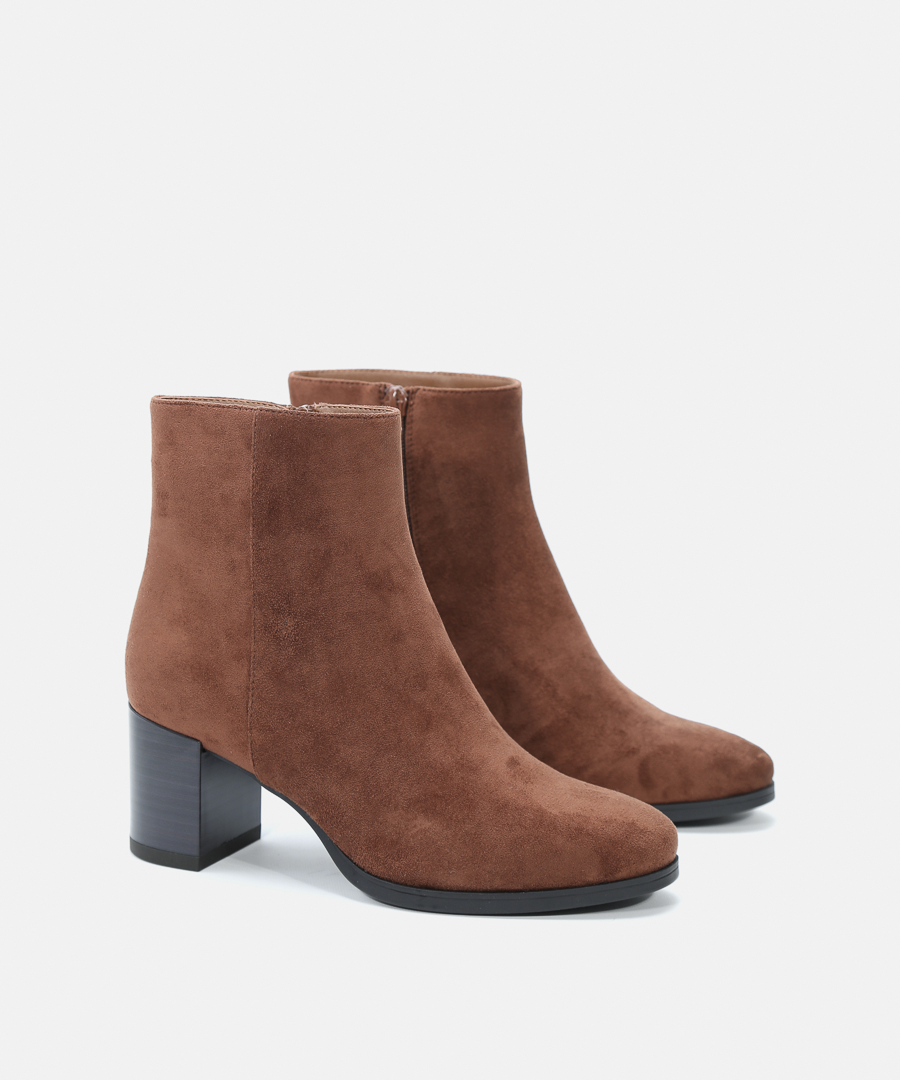 Botines tacón liso image number null